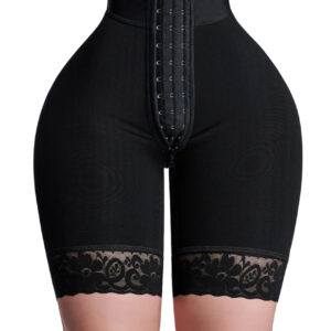Butt Lift Short Mid Thigh  Black and Nude