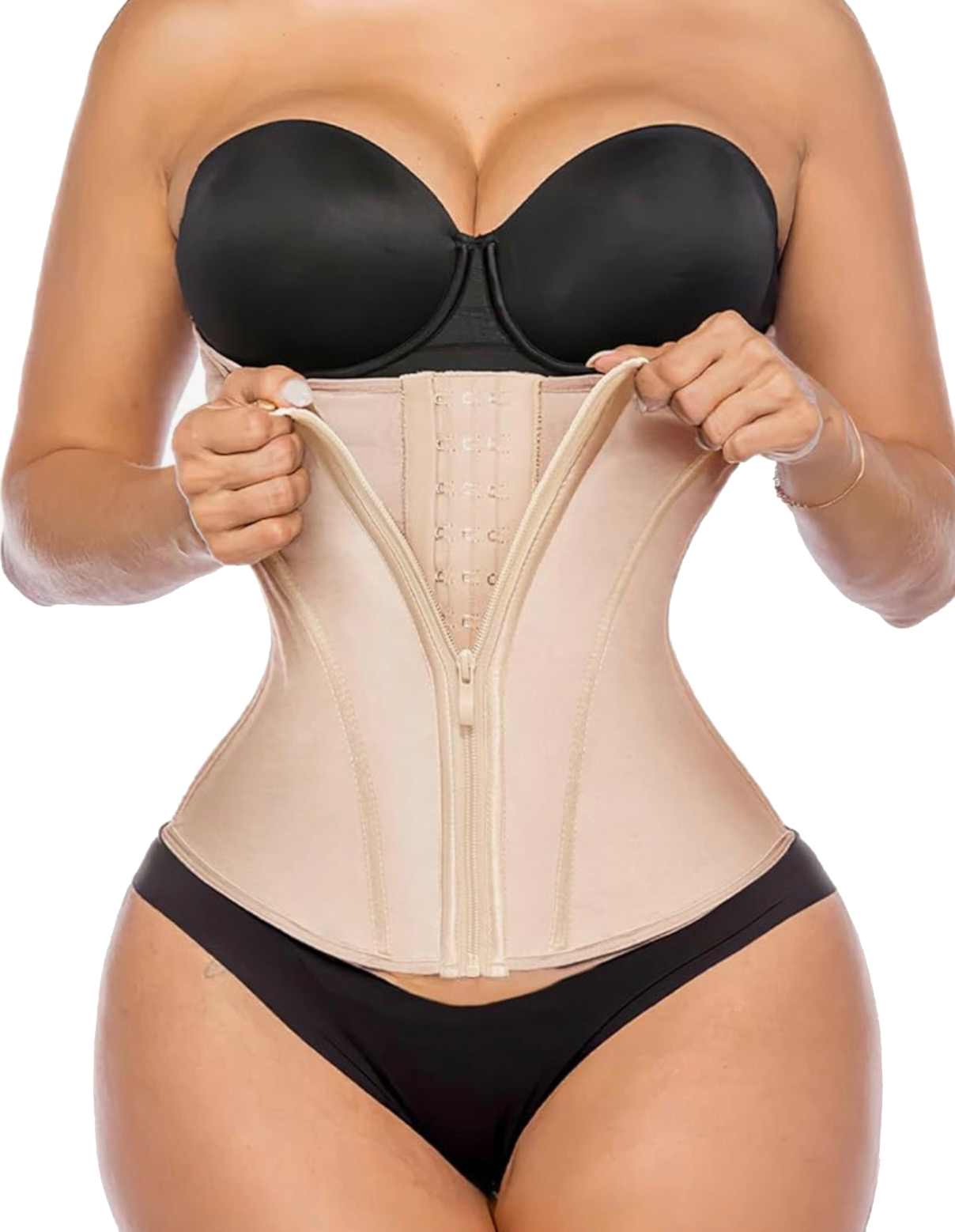 Keep Me Skinny Extreme Waist Trainer - Black or Nude - Image 1